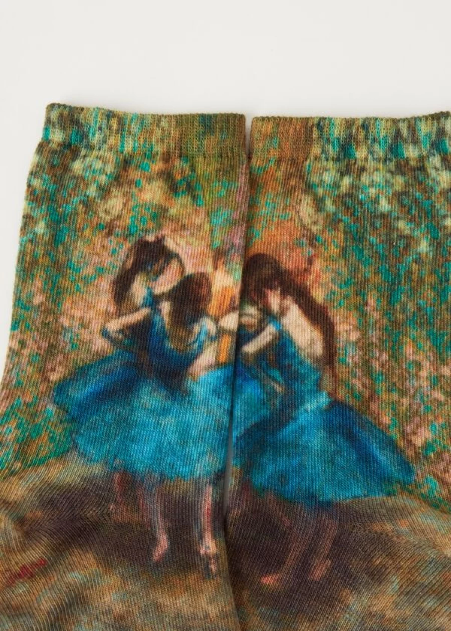 Calzedonia Degas Art Museum Inspired Short Socks in 002D Color