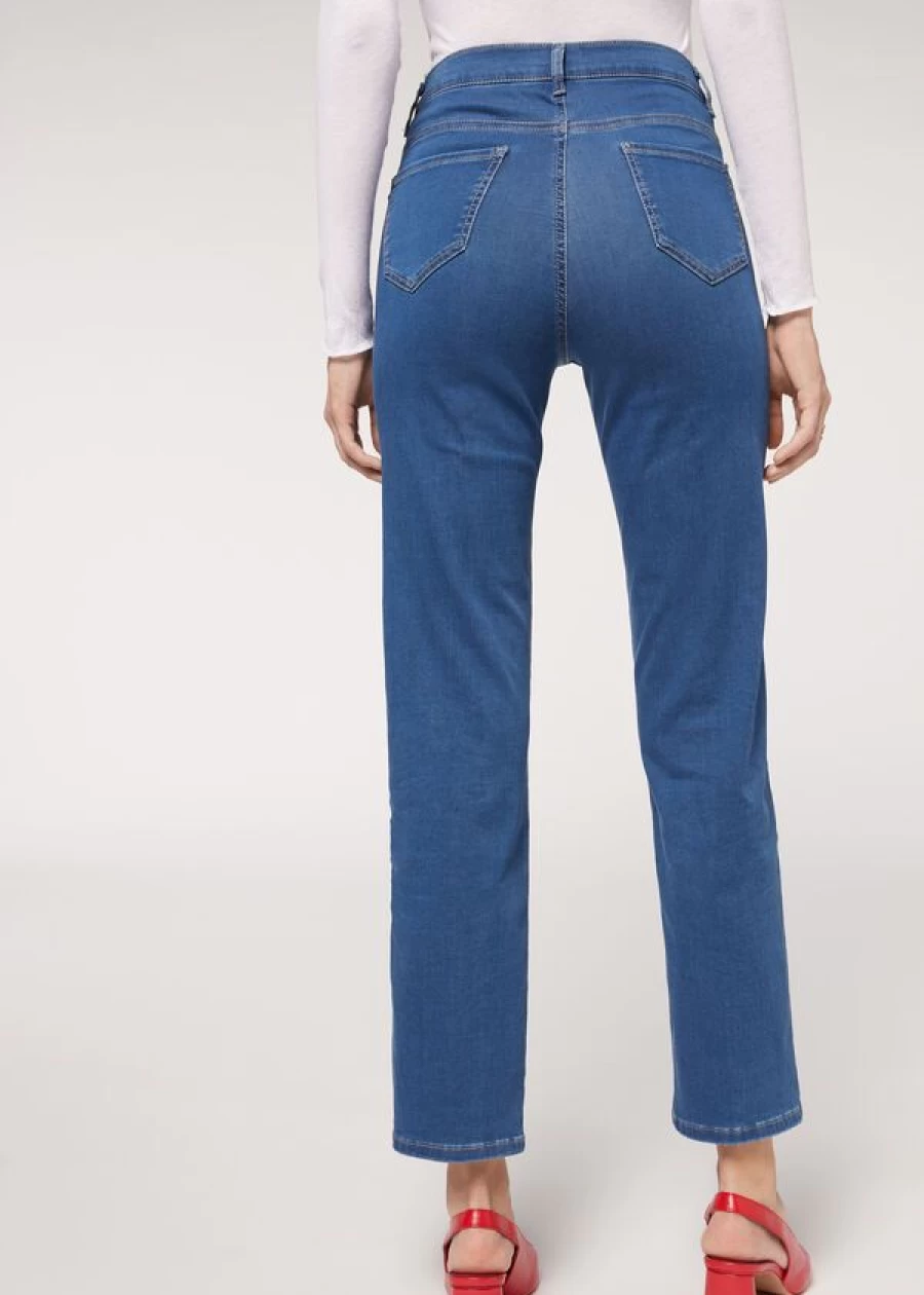 Calzedonia Comfort Eco Jeans - 3210 Blue Denim Sustainable Women's Denim Pants