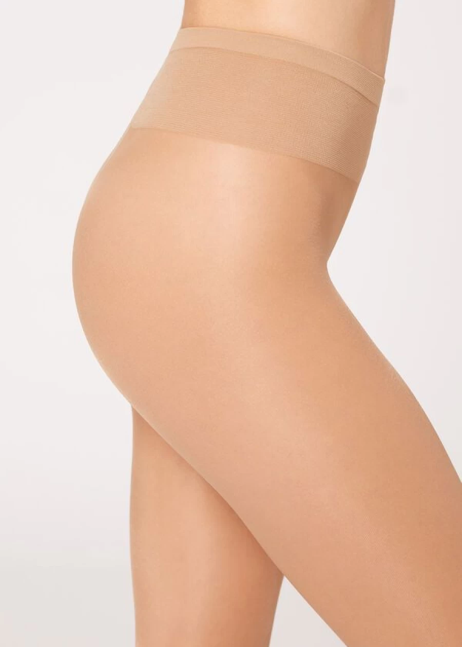 Calzedonia 40 Denier Sheer Tights in 009 Nude 6 - Elixir Caramel