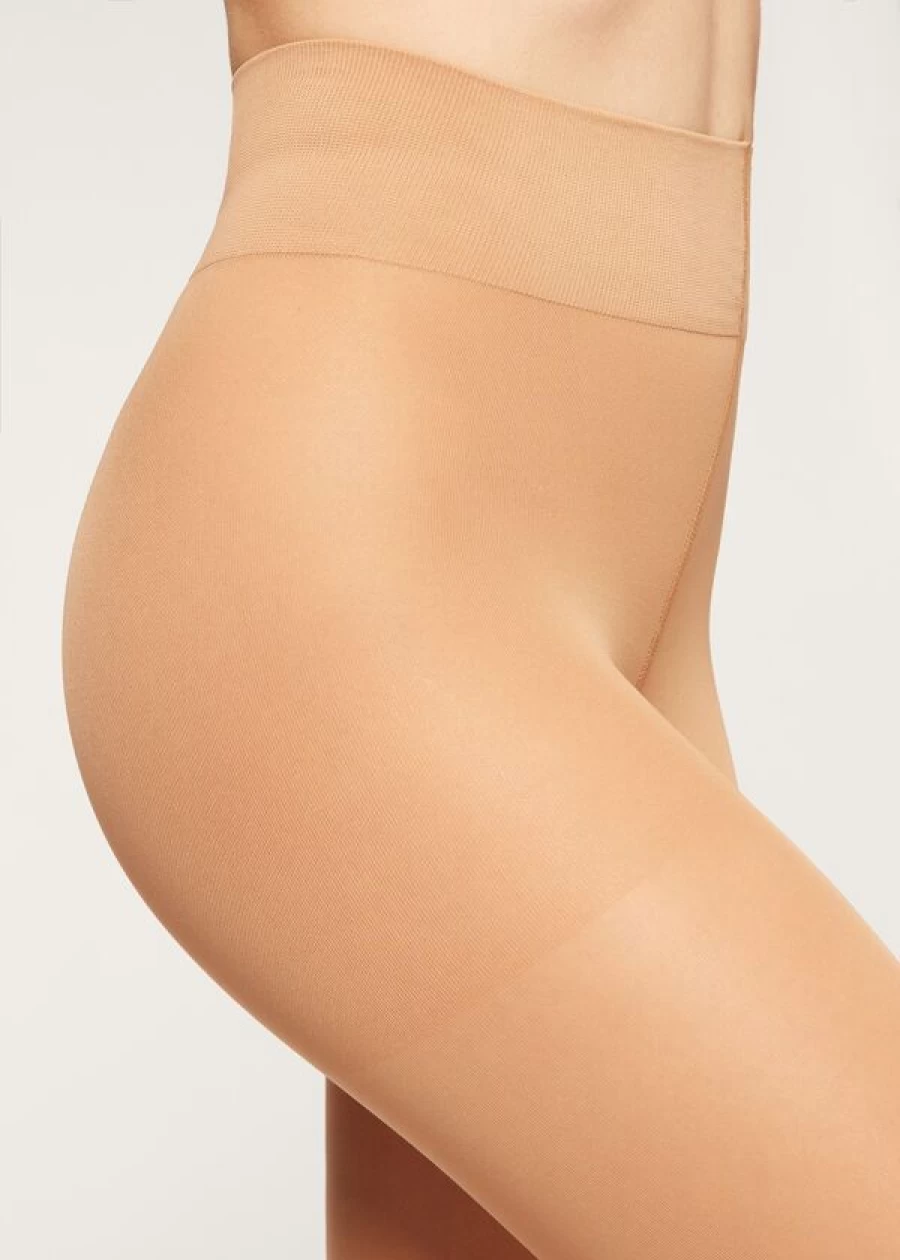 Calzedonia 40 Denier Strong Action Tights in 3281 - Nude 3 - Silk Color