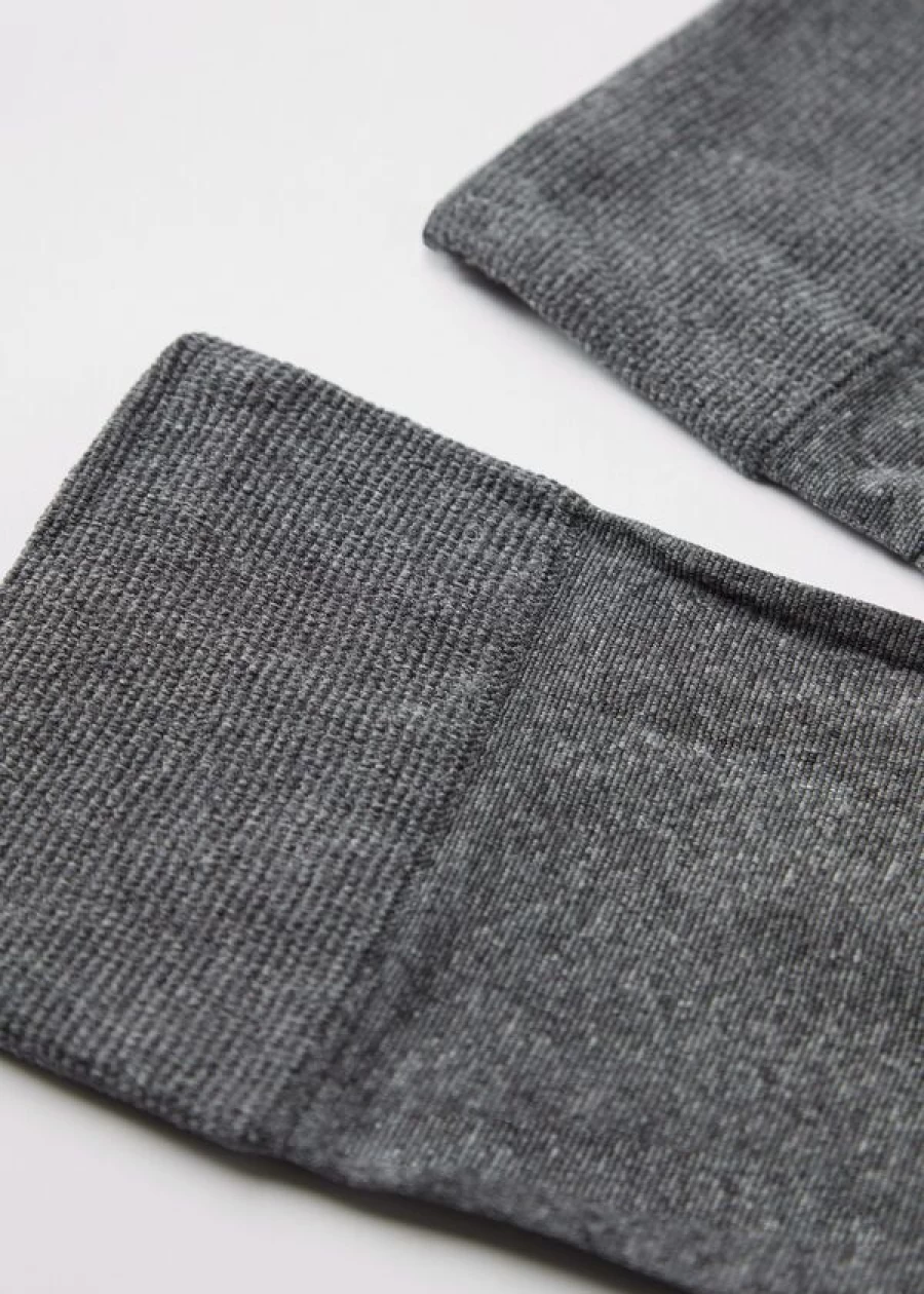 Calzedonia 60 Denier Microfibre Knee-High Socks in 910 - Mid Grey Blend