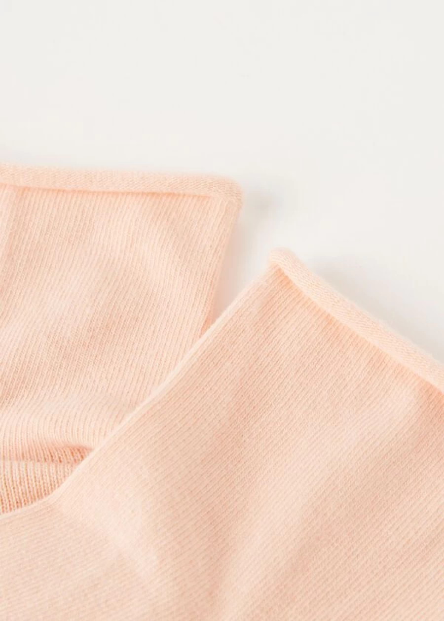 "Calzedonia Cotton Ankle Socks in 662 - Rosa Poudre | Bandless Short Socks for Women"