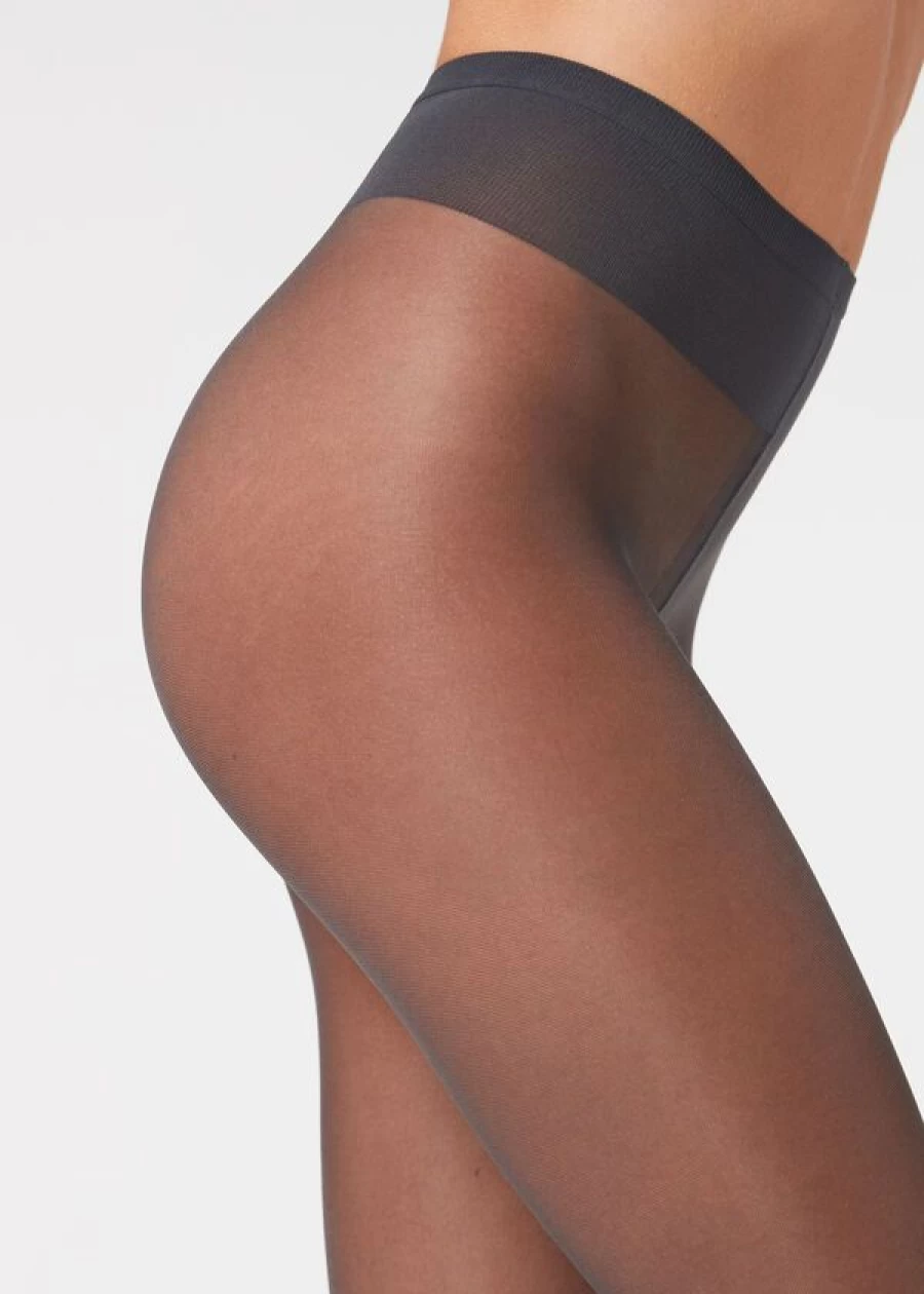Calzedonia 40 Denier Sheer Tights in 004 Grey - Comfortable & Stylish Women's Tights