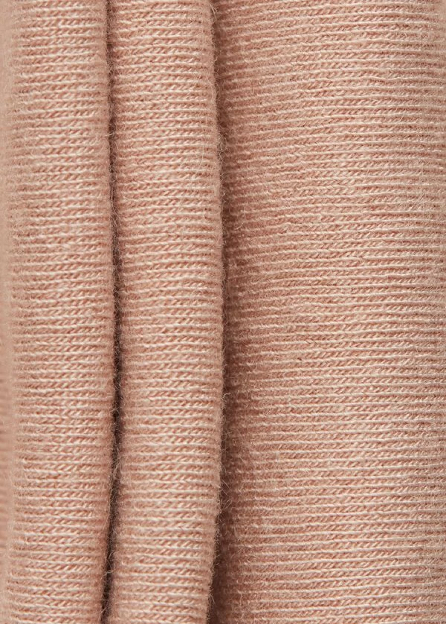 "Calzedonia Long Cashmere Socks in Rosa Cipria - Soft Wool Blend Luxury Socks"