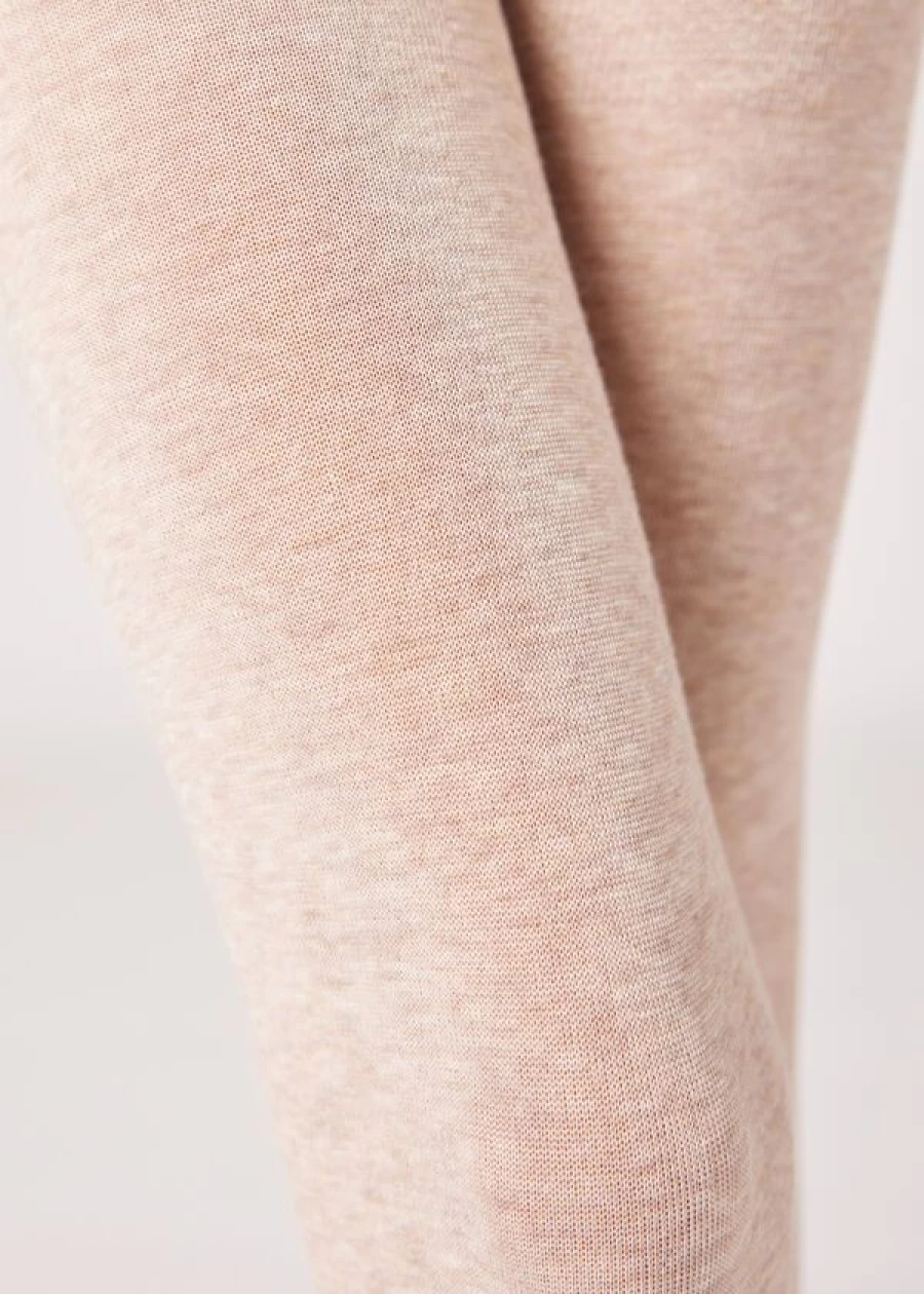 Calzedonia Eco Cotton Tights 2237 - Natural Blend | Sustainable Women's Legwear