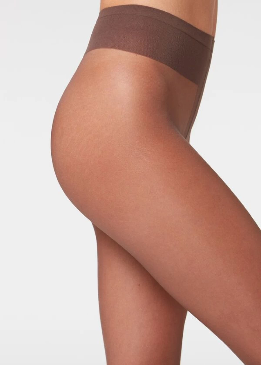 Calzedonia 20 Denier Sheer Tights in 827 Smokey Grey - Lightweight Nylon Pantyhose for Women