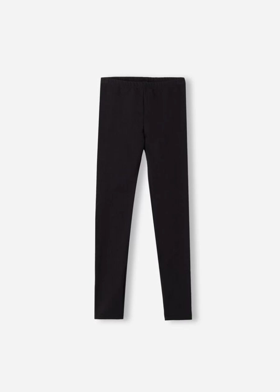 Calzedonia Girls' Thermal Leggings - 019 Black for Winter Warmth & Comfort