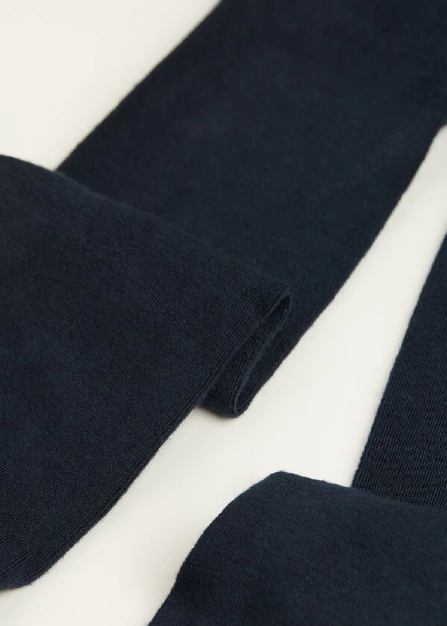 Calzedonia Girls' Super Opaque Cashmere Tights - 016 Blue | Warm & Comfortable Winter Tights