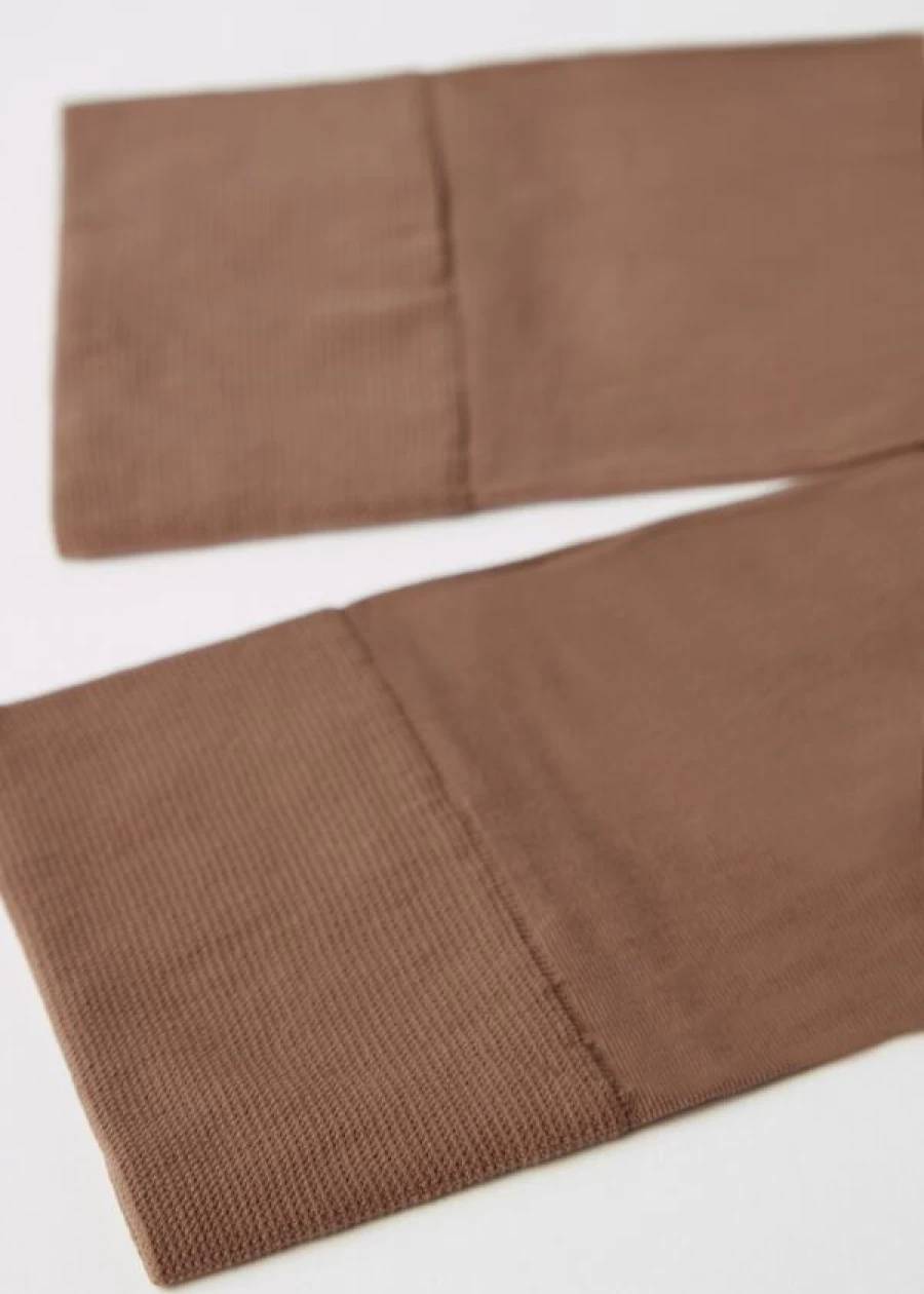 Calzedonia 30 Denier Semi Opaque Microfibre Knee-High Socks in Nude & Caramel Shades