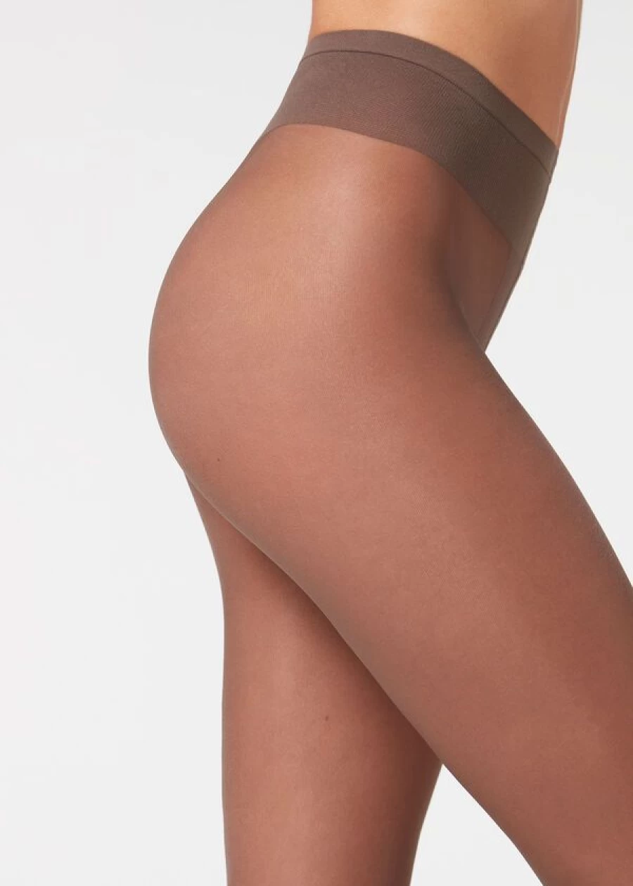 Calzedonia 40 Denier Sheer Tights in 827 - Smokey Grey for Women