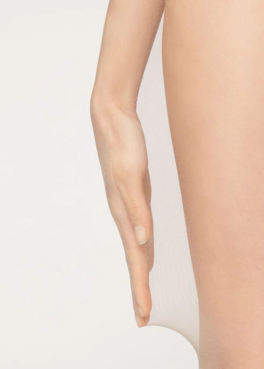 Calzedonia 20 Denier Sheer Tights in 2245 Pearl Grey - Ultra Lightweight & Smooth