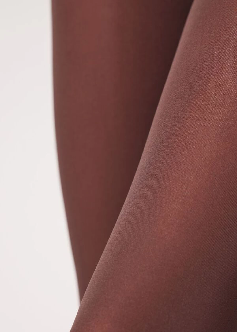 Calzedonia 50 Denier Soft Touch Comfort Tights in 848 - Dark Brown