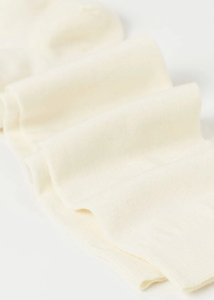 Calzedonia Cashmere Long Socks in 614 - Milk White | Soft Winter Warmth