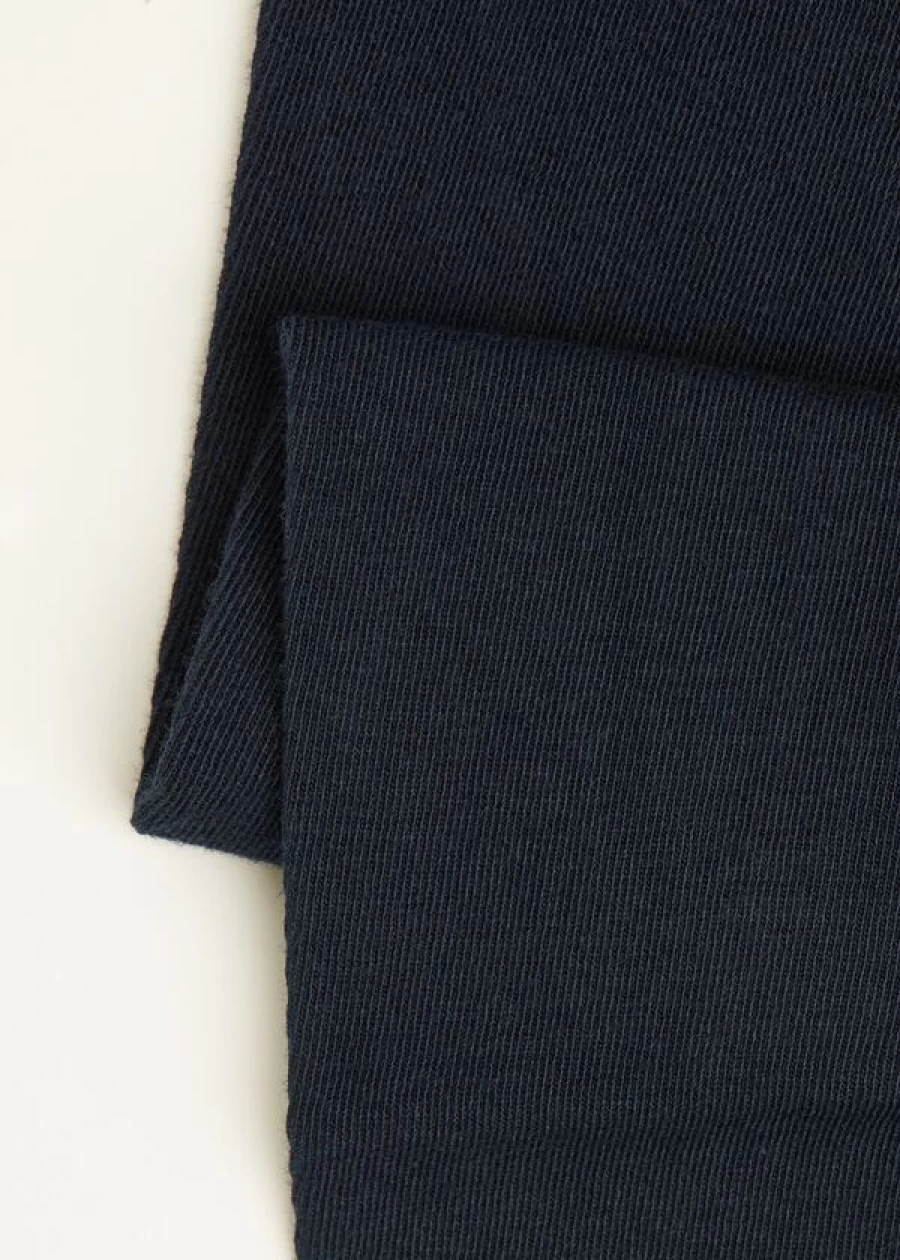 Calzedonia Eco-Friendly Cotton Tights for Women - Comfortable 016 Blue Leggings