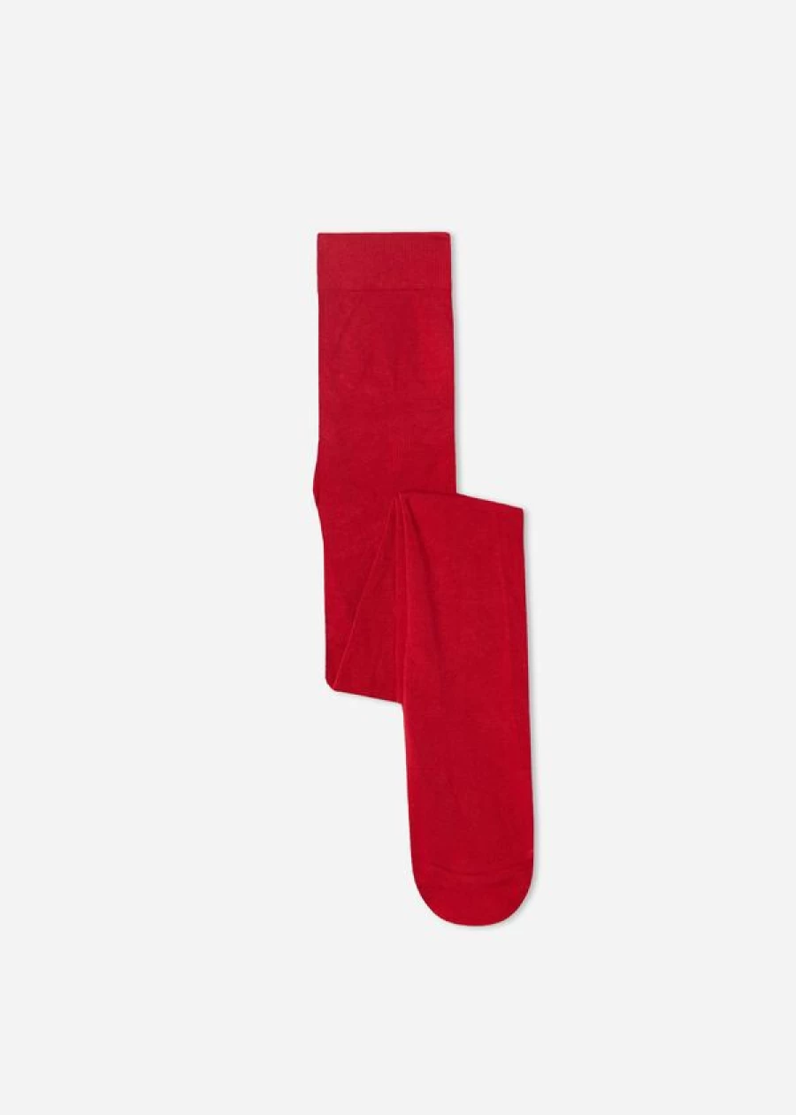 Calzedonia Unisex White Cotton Invisible Socks No-Show Low-Cut Comfortable