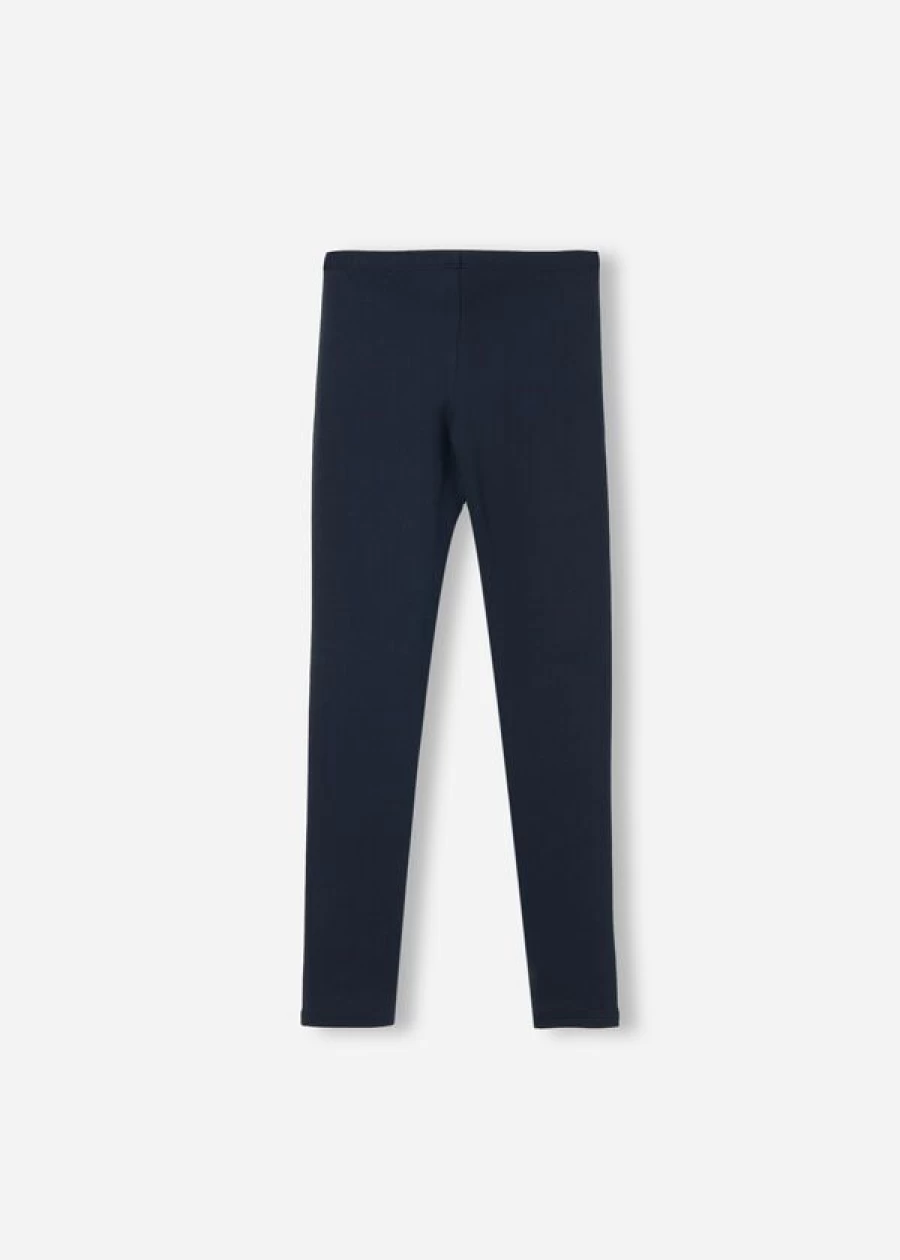 Calzedonia Girls' Thermal Leggings for Winter - Intense Blue 700, Warm & Comfortable Cold Weather Pants